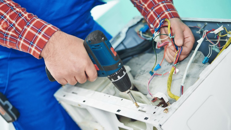 Sancaktepe Hoover Hoover çamaşır makinesi kart tamiri – Su almama arızası orijinal parça ile giderildi. - Teknik servis örneği